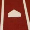 Trigon Sports Pro Turf Home Plate Mat - 7' X 12' Clay Baseball