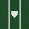 Trigon Sports Baseball Pro Turf Home Plate Mat - 7' X 12' Green
