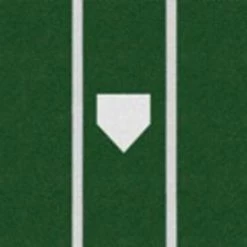 Trigon Sports Pro Baseball Turf Home Plate Mat - 6'X12'