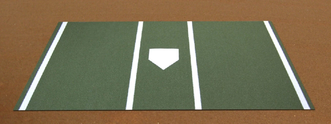 Trigon Sports Baseball Pro Turf Home Plate Mat - 7' X 12' Green 4 Trigon Sports Baseball Pro Turf Home Plate Mat - 7' X 12' Green