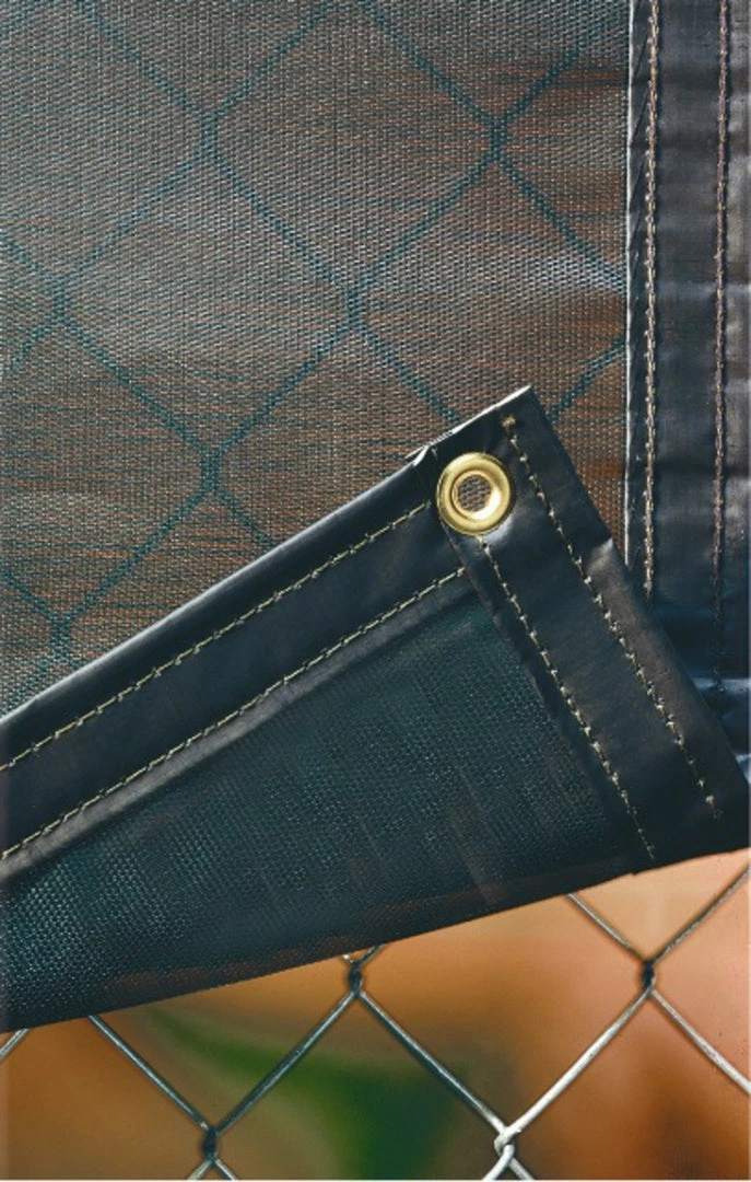 Trigon Sports Standard Windscreen - 9' High W/ Horizontal Lacing Lip 3 Trigon Sports Standard Windscreen - 9' High W/ Horizontal Lacing Lip