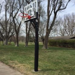 First Team Champ In Ground Adjustable Basketball Goal