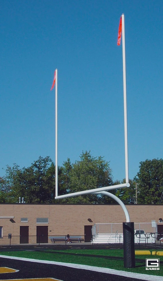 Gared High School 4-1/2" O.D. White Football Goalpost, Permanent/Sleeve Mount (OLD PART # FGP401SW) 3 Gared High School 4-1/2" O.D. White Football Goalpost, Permanent/Sleeve Mount (OLD PART # FGP401SW)
