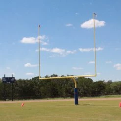 Gared High School 4-1/2" O.D. Yellow Football Goalpost, Permanent/Sleeve Mount (OLD PART # FGP401SY)