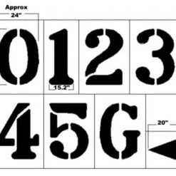 Trigon Sports 3' Football Marking Kit - 1/16"