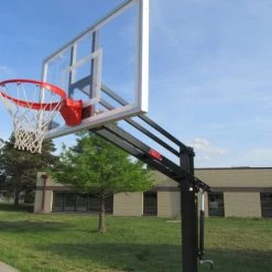 First Team Force™ In Ground Adjustable Basketball Goal