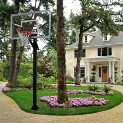 Gared Varsity Jam Adjustable Basketball Hoop With Glass Board