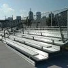 Gared Spectator Stationary 15' Bleacher With Aisle, 5 Row