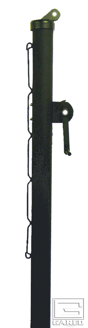 Gared Grand Slam 2-7/8" Round Tennis Posts, Green 3 Gared Grand Slam 2-7/8" Round Tennis Posts, Green