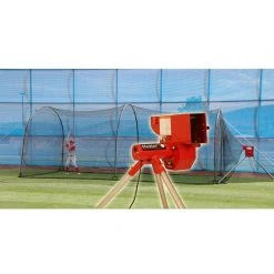 Heater Sports Softball Pitching Machine W/ Xtender 24' Batting Cage HTRSB699NBF