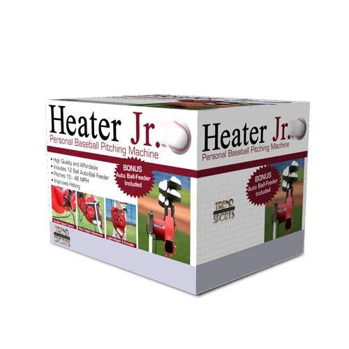 Heater Sports Heater Jr. Real Baseball Machine W/ Auto-Feeder HTR299 6 Heater Sports Heater Jr. Real Baseball Machine W/ Auto-Feeder HTR299