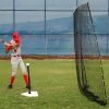 Heater Sports 7' X 8' Spring Away Batting Tee & Big Play Net SA69