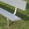 Trigon Sports 8' In-Ground Team Bench W/ Back