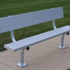 Trigon Sports 8' Permanent Team Bench