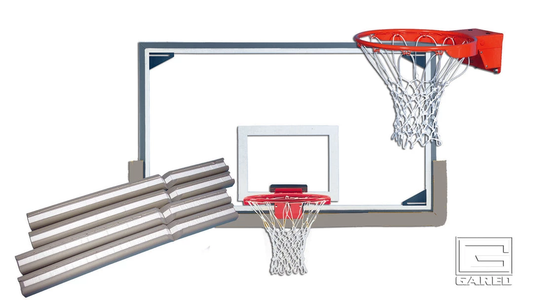 Gared Budget Gymnasium Backboard Package Basketball 3 Gared Budget Gymnasium Backboard Package Basketball