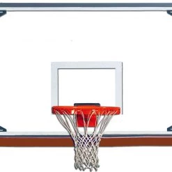 Gared Oversized Steel-Framed Glass Basketball Backboard
