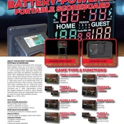 Trigon Sports Battery Operated Multi-Sport Scoreboard & Timer Basketball