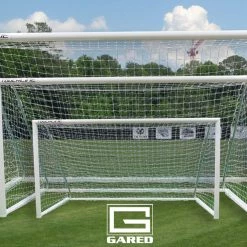Gared Touchline® Striker Round-Frame Aluminum Soccer Goal, 7' X 21'