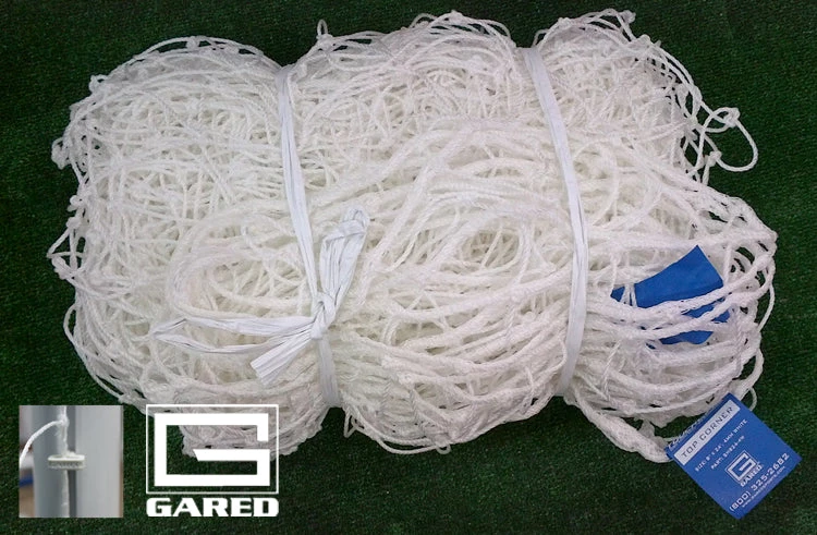 Gared Touchline® 7' X 21' Soccer Net, 3 MM White 4 Gared Touchline® 7' X 21' Soccer Net, 3 MM White
