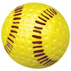 Sports Attack Accessories Optic Yellow, Dimpled Seamed Polyurethane Softball