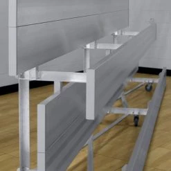 Gared Spectator Tip N' Roll 21' Low Rise Bleacher, 3 Row, Double Foot Plank 7 Gared Spectator Tip N' Roll 21' Low Rise Bleacher, 3 Row, Double Foot Plank