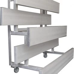 Gared Spectator Tip N' Roll 21' Bleacher, 3 Row