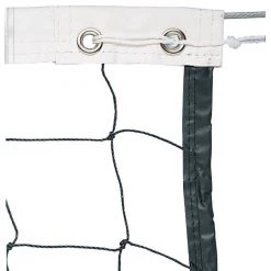 Trigon Sports Vinyl Volleyball Net W/ Steel Cable Top & Nylon Roped Bottom