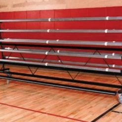 Trigon Sports Basketball Safety Mobile Storage Rack - 6 Rollers