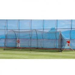 Heater Sports Pro Curveball Baseball Pitching Machine W/ Xtender 24' Batting Cage HTRPRO799