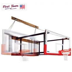 First Team FoldaMount82⢠Folding Wall Mount Basketball Goal