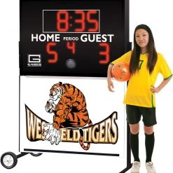 Gared Accessories Alphatec™ 78” X 52” Portable Soccer Scoreboard