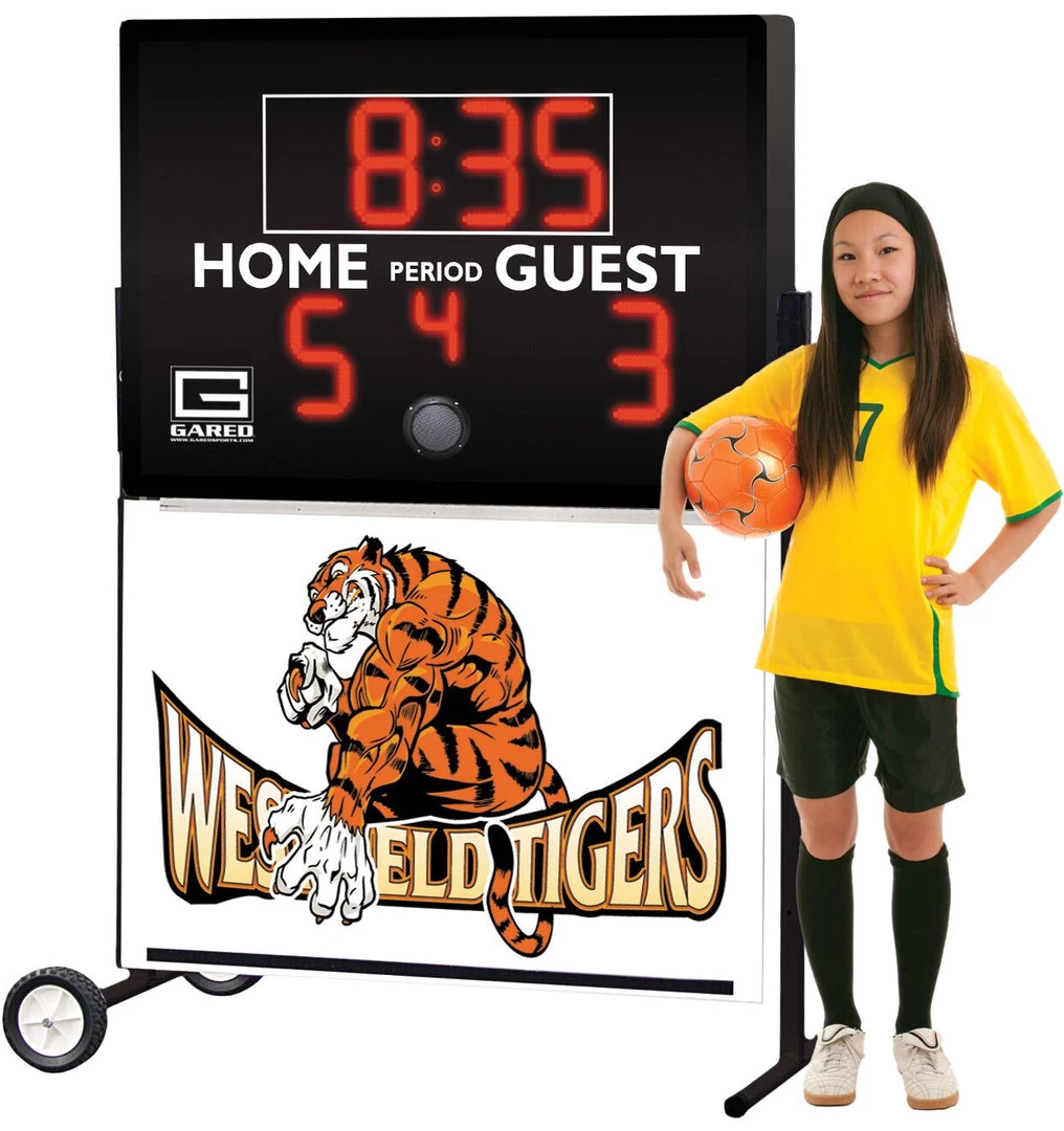 Gared Accessories Alphatec™ 78” X 52” Portable Soccer Scoreboard 3 Gared Accessories Alphatec™ 78” X 52” Portable Soccer Scoreboard