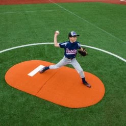 Portolite Baseball 6" Two-Piece Youth Portable Pitching Game Mound