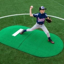 Portolite Baseball 6" Two-Piece Youth Portable Pitching Game Mound