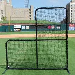 Trigon Sports Trigon 7’ X 7’ ProCage ‘Black Series’ Baseball L-Screen BSL77P