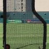 Trigon Sports Trigon 5’x 7’ PROCAGE™ Mini Protective L-Screen W/ Wheels & Padding BLPRO57
