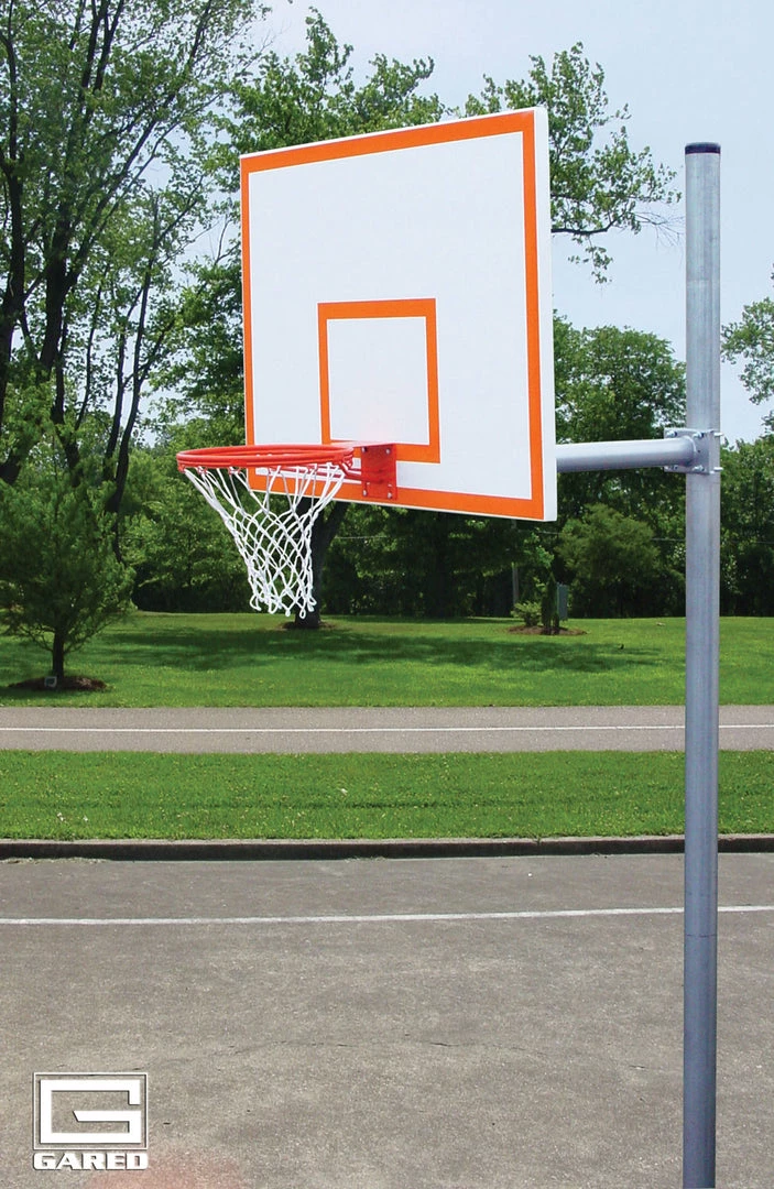 Gared Standard Duty 4-1/2" O.D. Straight Post Basketball Package 3 Gared Standard Duty 4-1/2" O.D. Straight Post Basketball Package